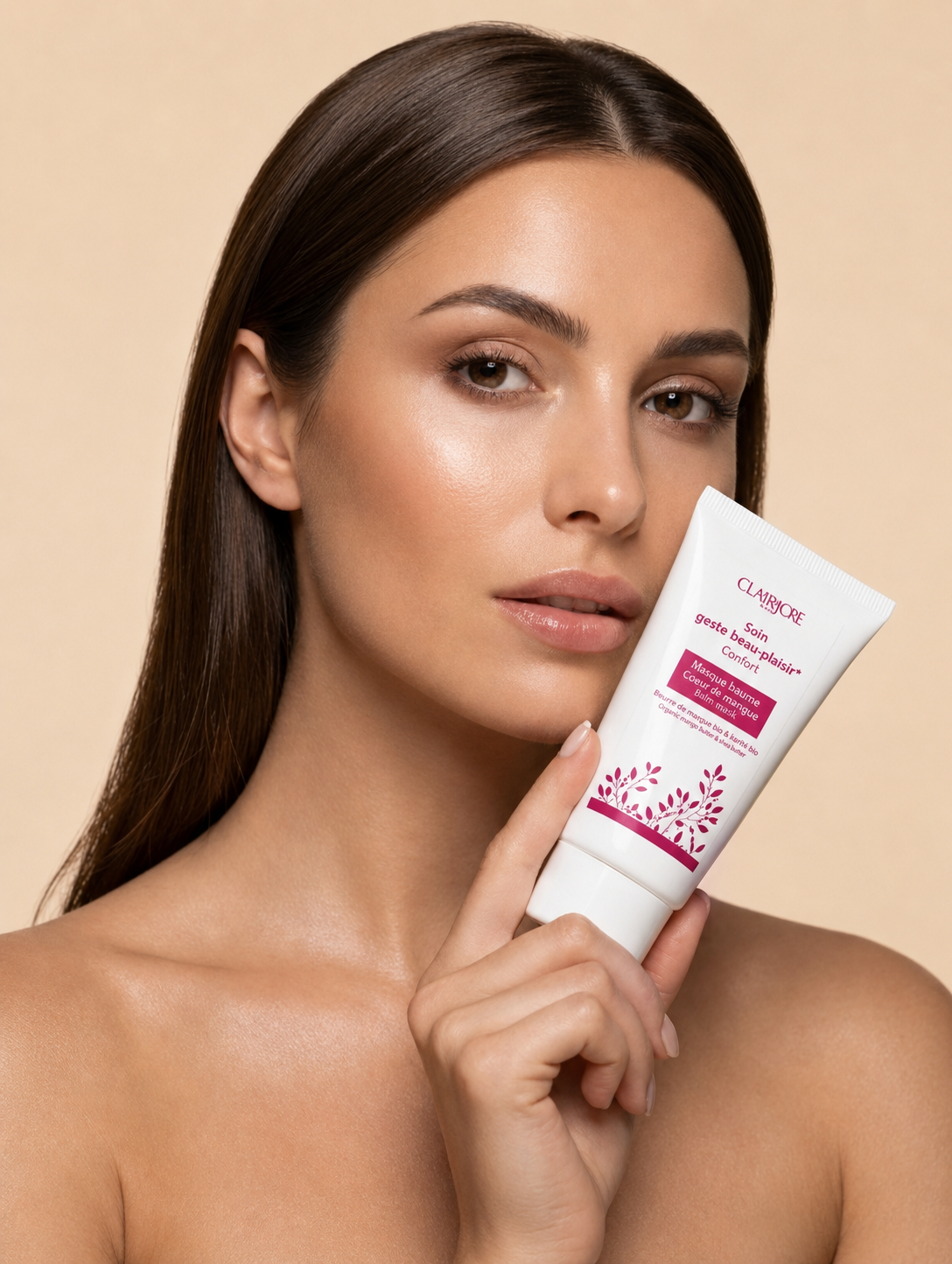 Masque cœur de mangue